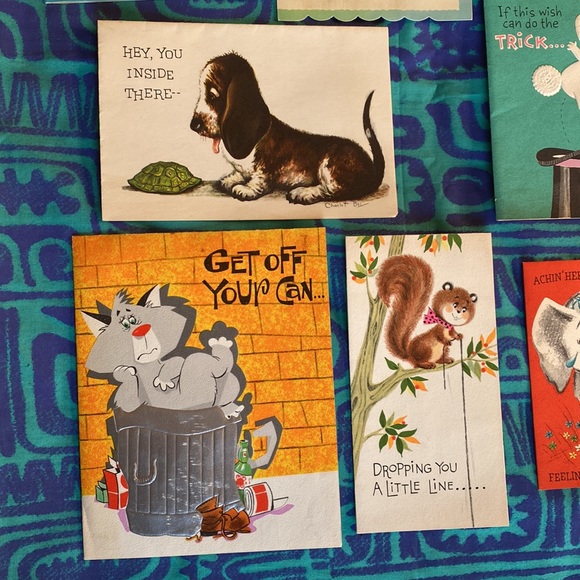 9 Vintage 1960’s Child’s Get Well Cards Previously Owned, Fresh From the Attic! - Picture 5 of 11
